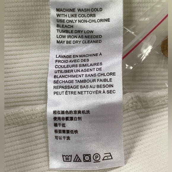 NWT Free People Have My Heart Cropped Tank Painted White - Picture 14 of 14